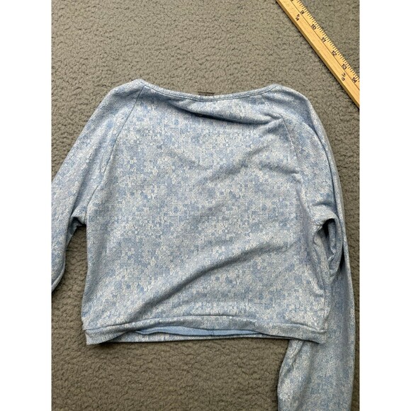 Gymshark crop top with thumb hole baby blue sz M - Picture 5 of 5